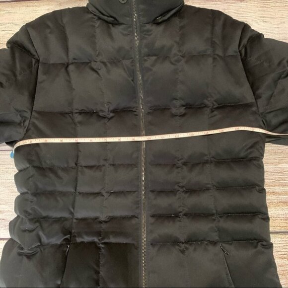 Searle Black Goose Down Coat Size 6 - Picture 9 of 12